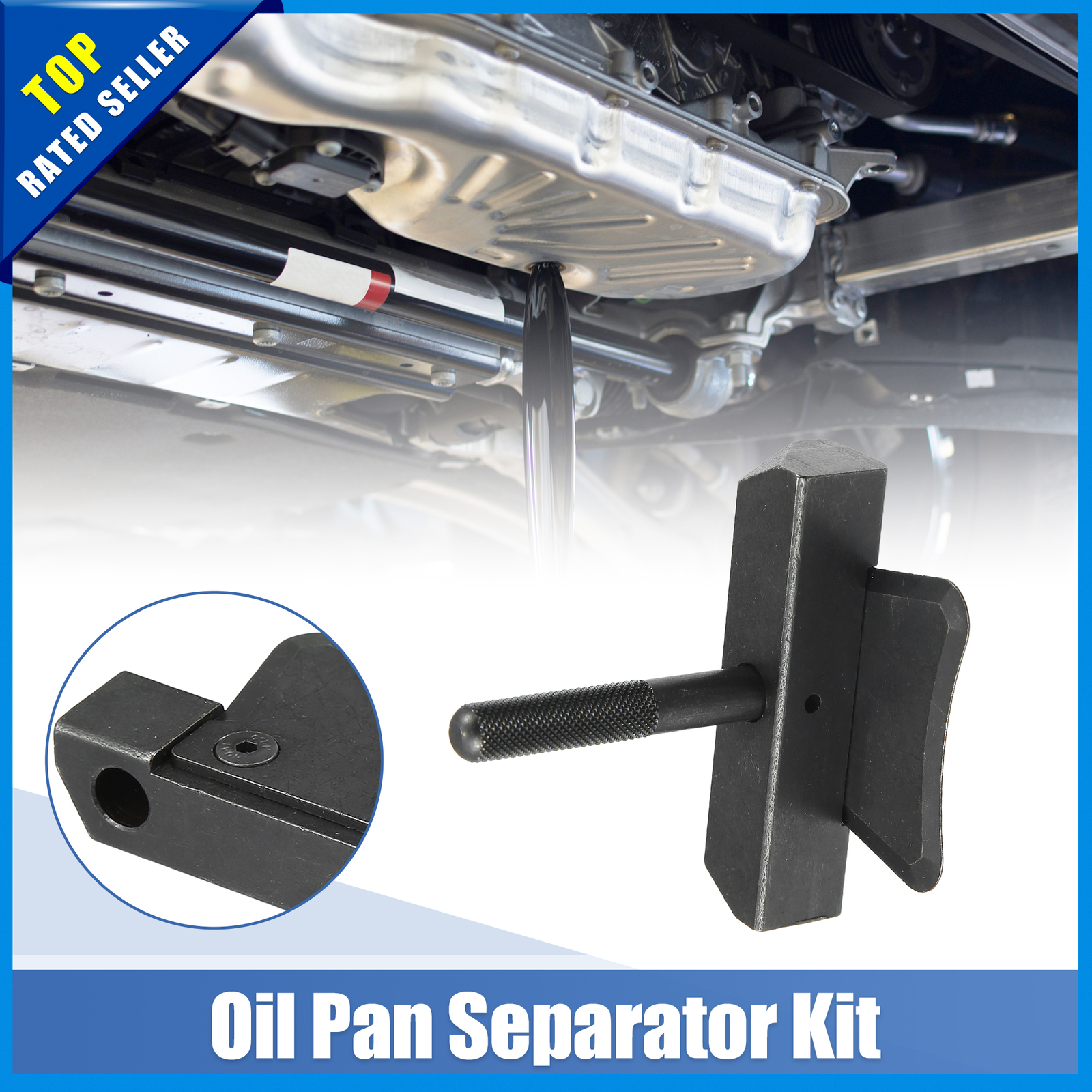 1x Car Oil Pan Separator Tool Engine Transmissions RTV Sealant Removal Tool Set