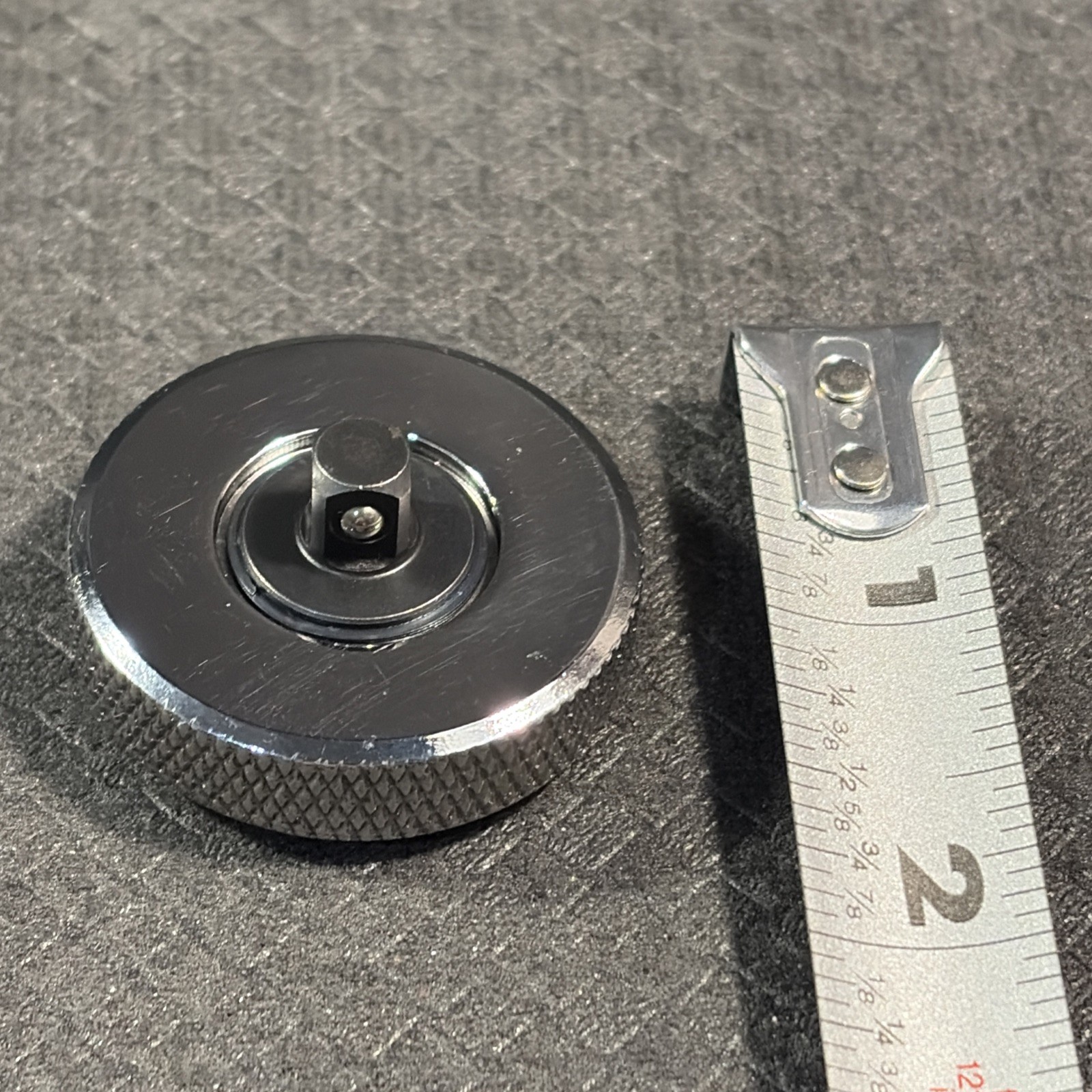 NICE Snap-on Tools 1/4” Drive Finger Tip Round Head Ratchet / TS72 Knurled Grip