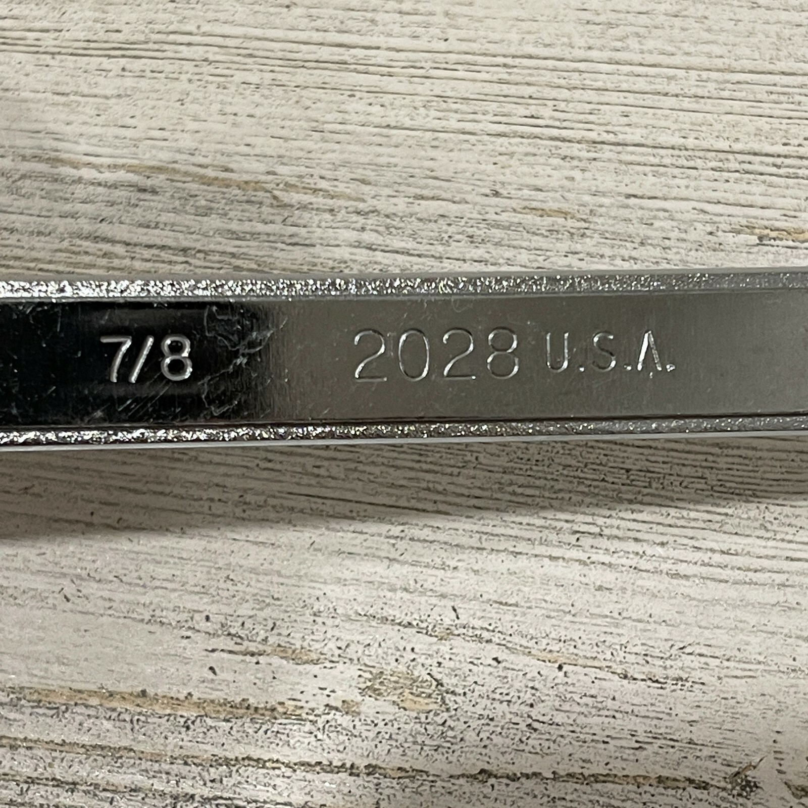 7/8″ Proamerica 12 Point Combination Wrench #2028 USA SAE 11″ Long