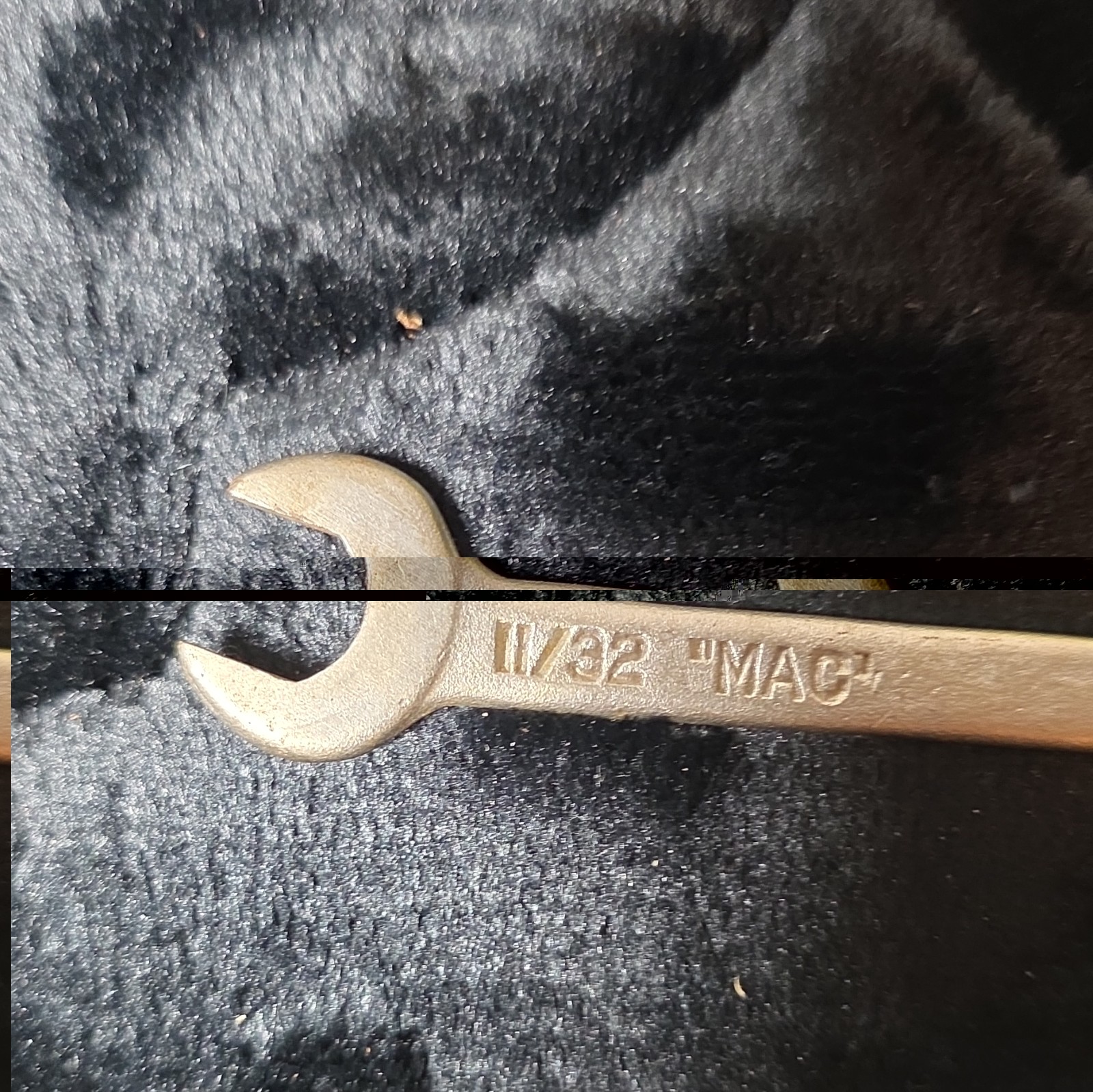 MAC Open End Wrench 11/32, 9/32 3.5 Inches Long . Used