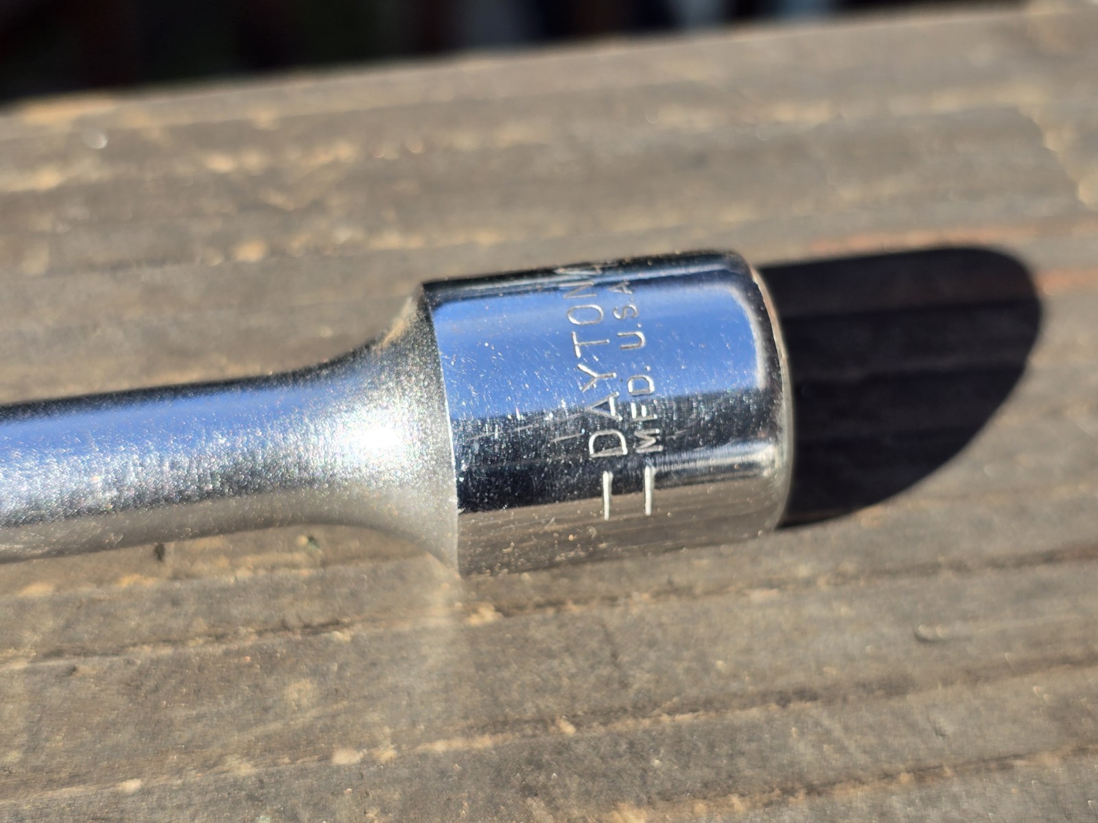 DAYTON #4X384 1/2″ DRIVE SOCKET EXTENSION BAR 10″ LONG VINTAGE