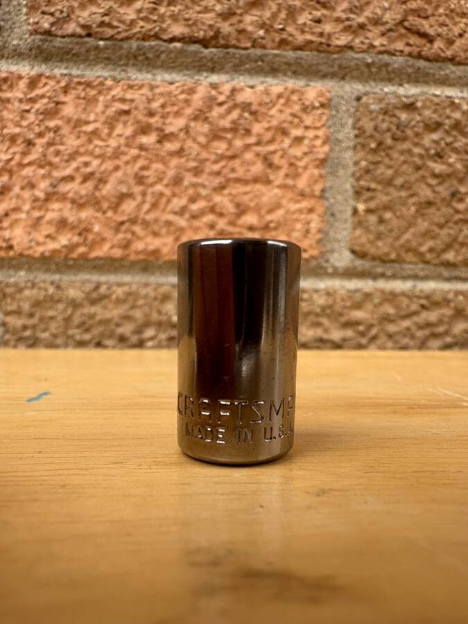 LN – USA CRAFTSMAN 11/32″ 6 Point Socket 1/4″ Drive 43496 11/32 1/4 inch in in.