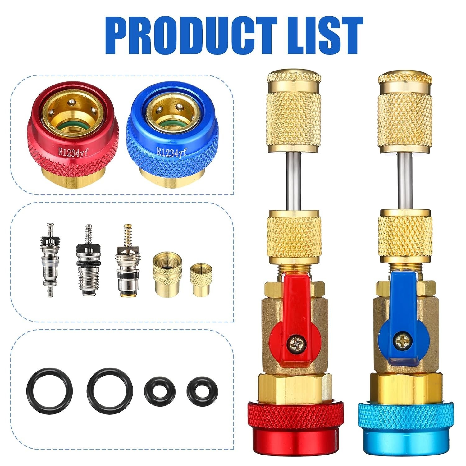 Automotive A/C Valve Core Tool Kit – 35 Pcs