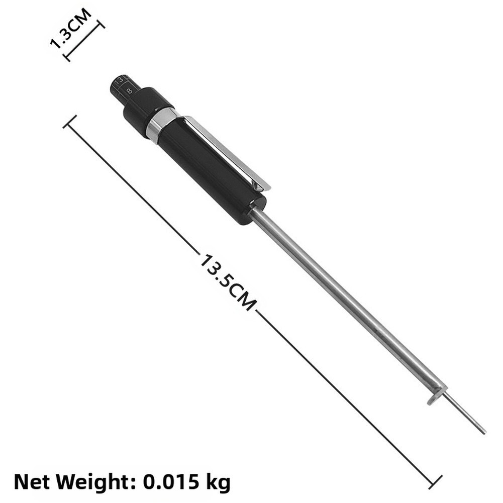 Vehicle Brake Pad Measuring Tool with Stainless Steel and Aluminum Build