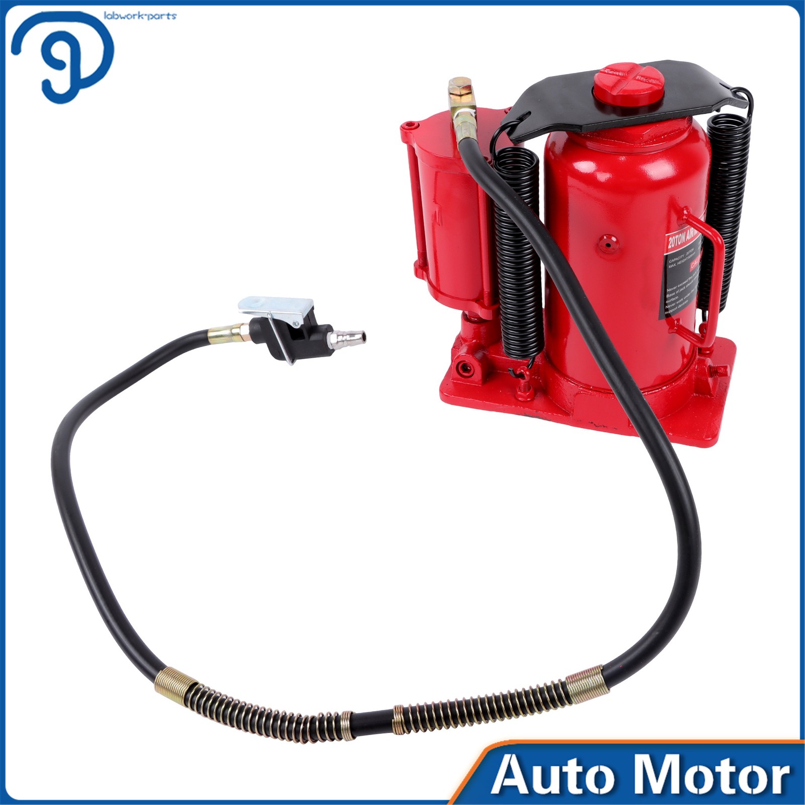 Air Hydraulic Bottle Jack 20 Ton/40,000 Lbs Welded Low Profile Pneumatic