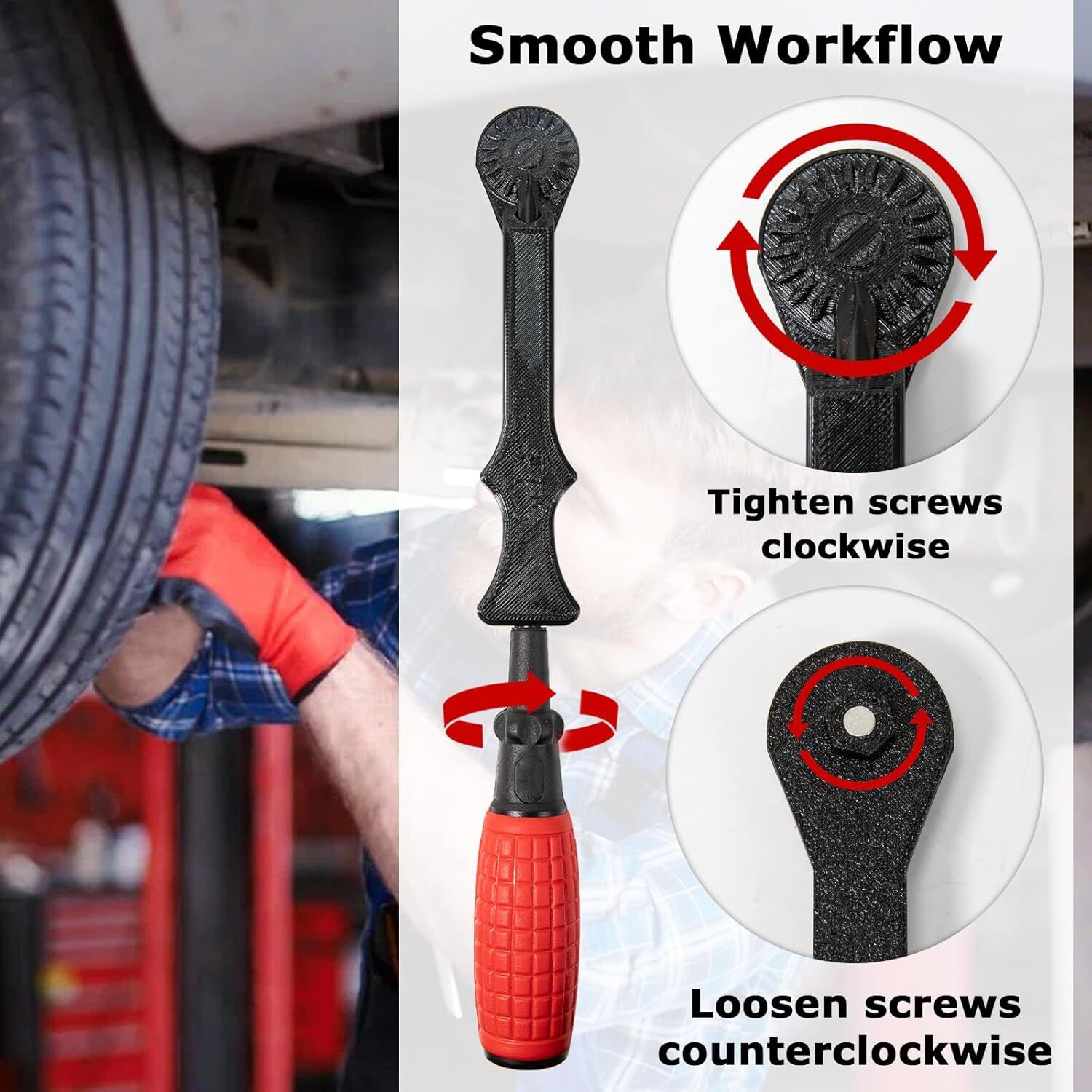 EPS Recall Cap Starter Tool for Honda Acura, Phillips Screwdriver/Spare Gear Kit