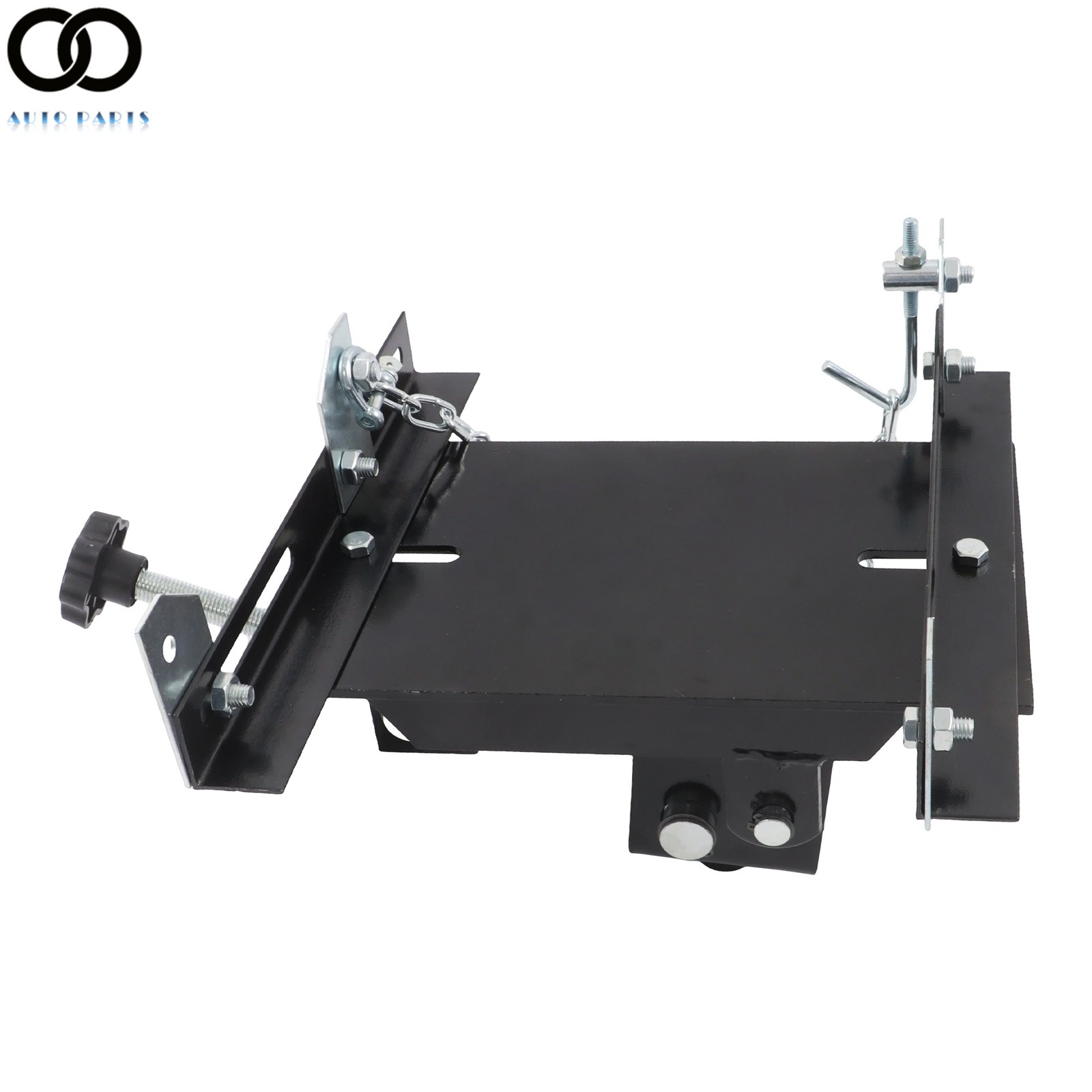 For Vehicle Repairs 1/2 Ton High Capacity Transmission Floor Jack Adapter Black