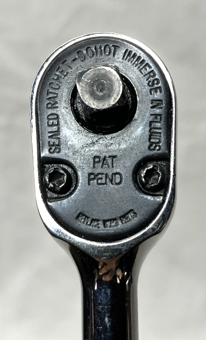 Snap-On Model THLL72 1/4” Drive Ratchet Soft Grip Handle USA 9.75”