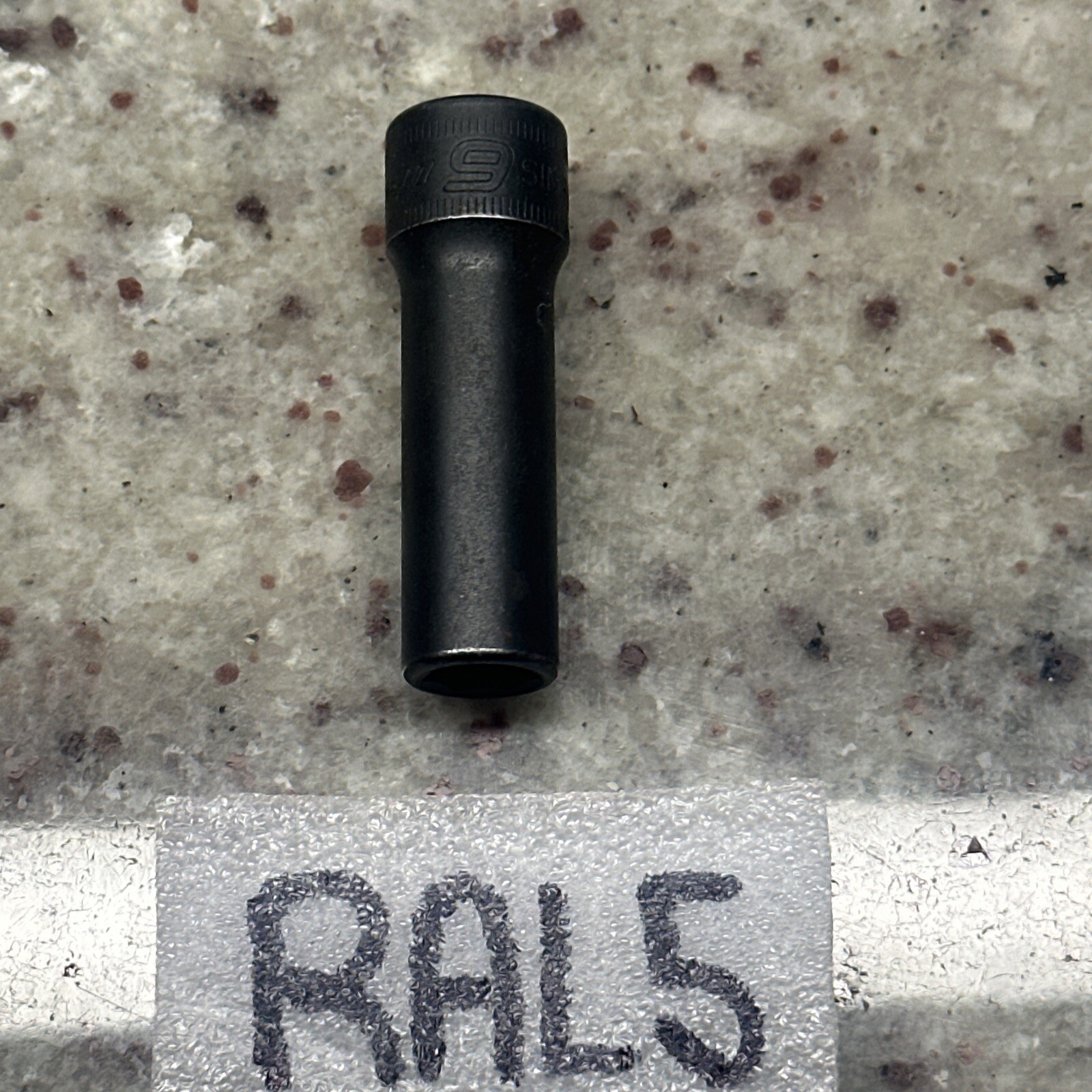 SNAP ON SIMFM9A 9MM 3/8″ DRIVE METRIC 6 POINT DEEP IMPACT SOCKET SIMFM 9 MM USED