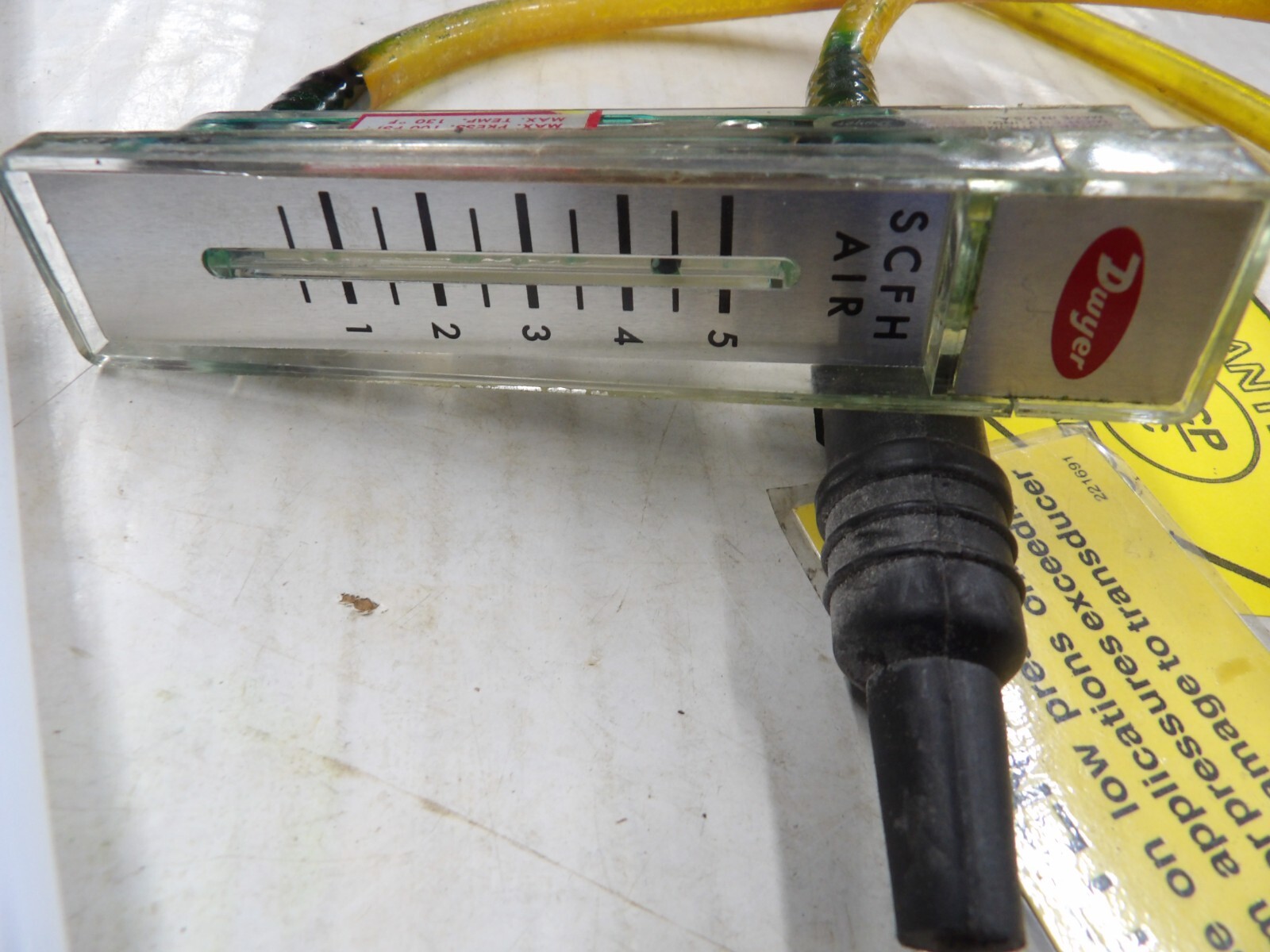 DWYER TOOL 1-5 SCFH AIR RMA SERIES FLOW Adapters-As Shown in Pictures