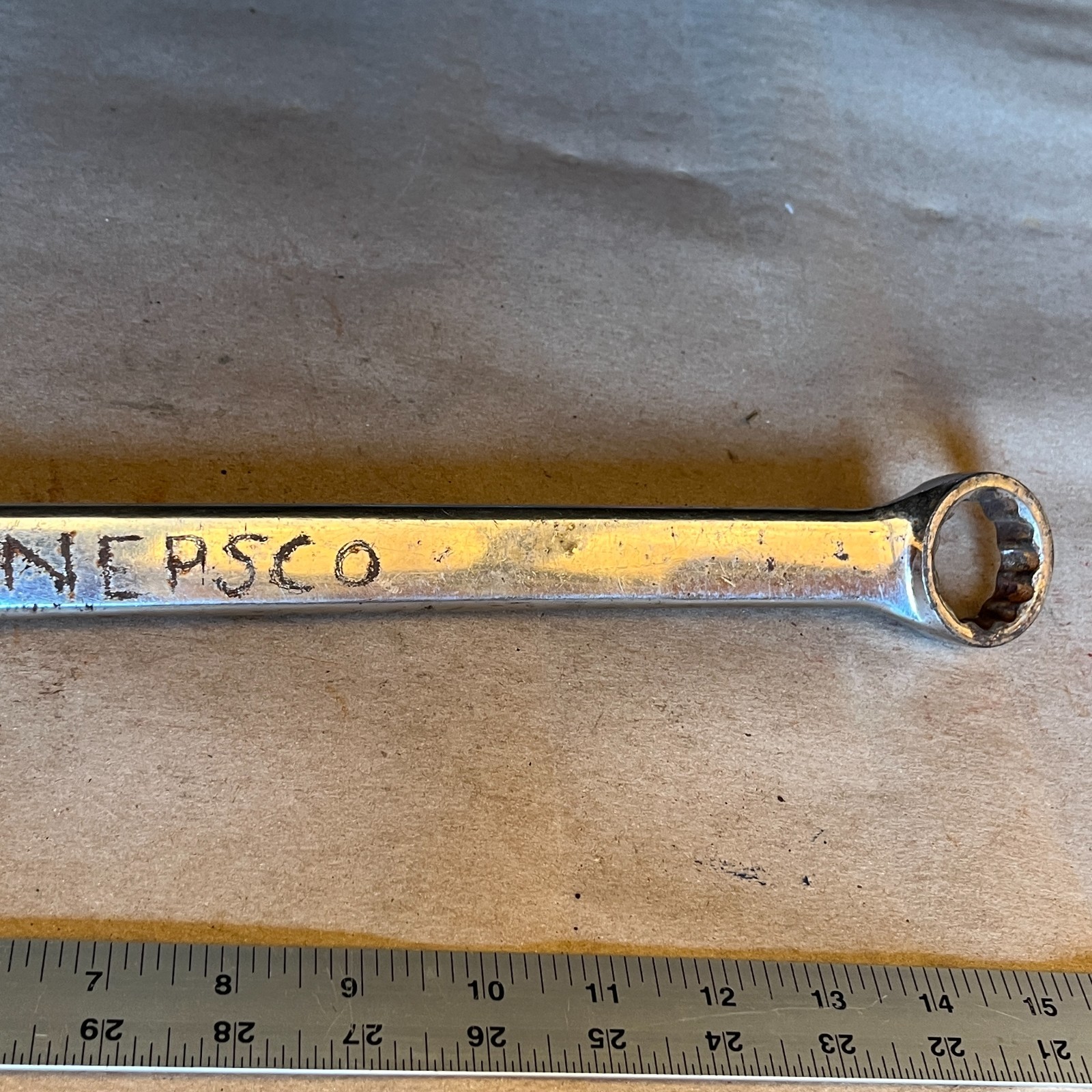 Bonney 1-1/4″ Inch Combination Wrench 12pt Model 1173 Chrome Finish USA