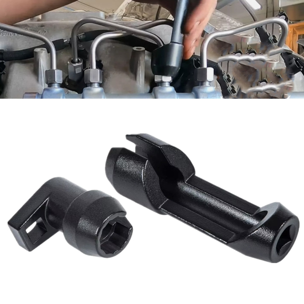 Fuel Injector Line Socket Set 12 Point Flare Nut For Ford Powerstroke 6.7 Diesel