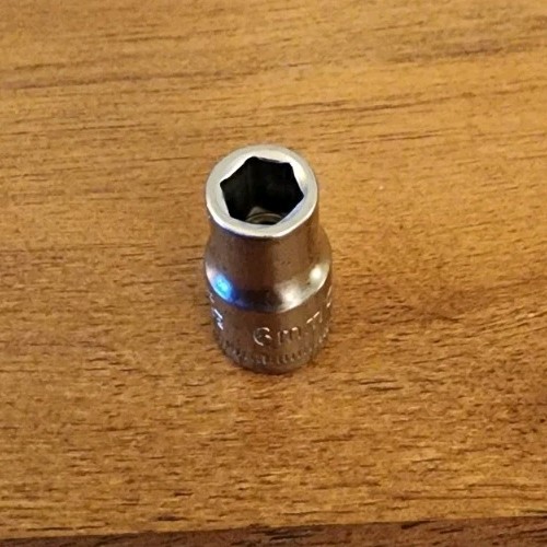 Craftsman 6mm Socket 6 Point 1/4″ S-AD 43502