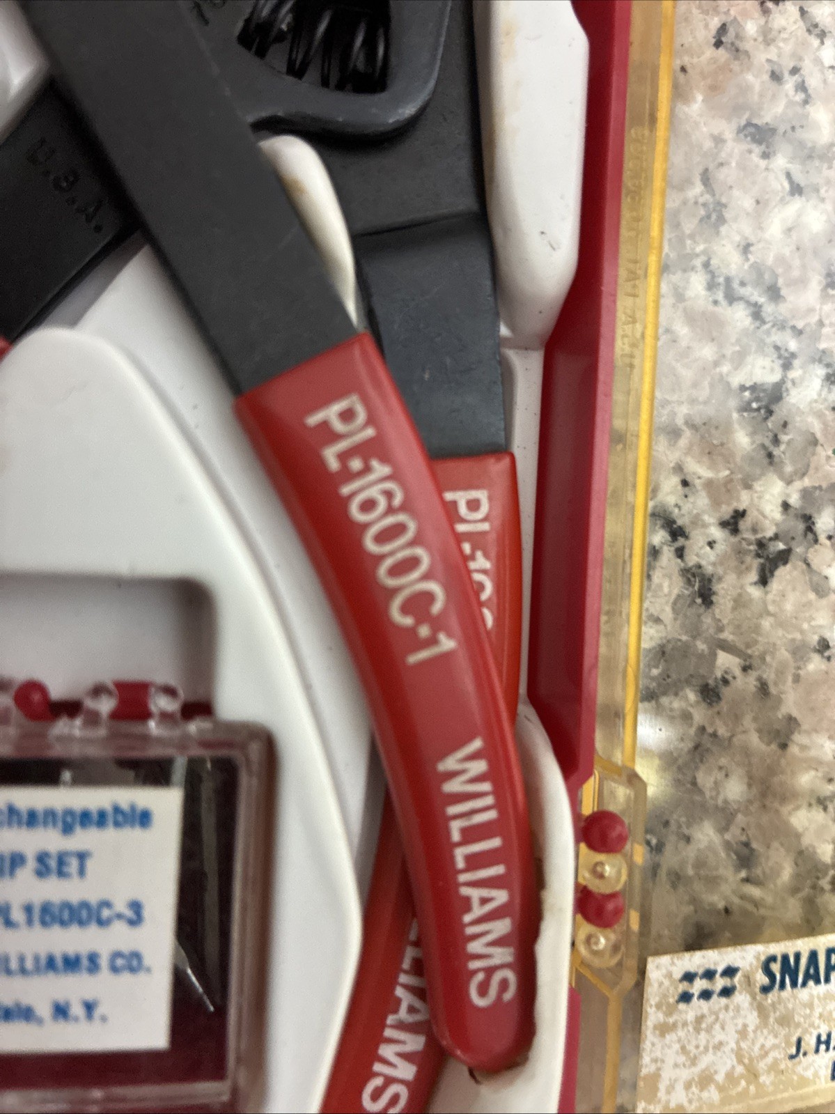 J.H. Williams Internal External Retaining Snap Ring Pliers Set 027081 USA