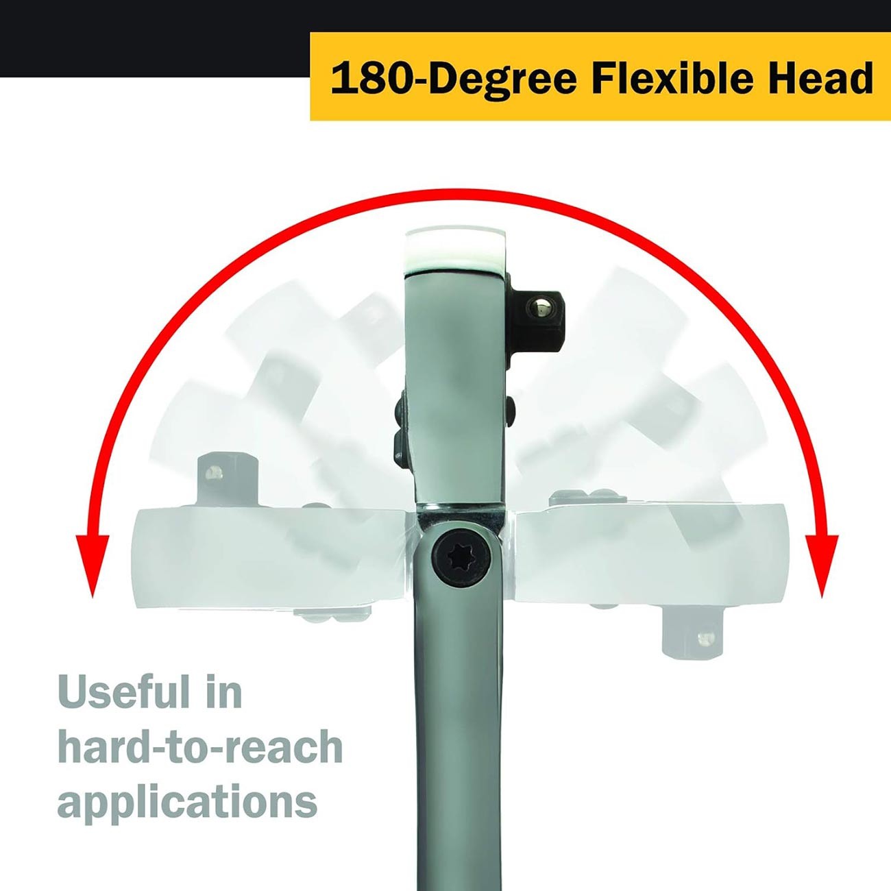 Titan 11303 3 Pc. Extra-long Flex-head Ratchet Set