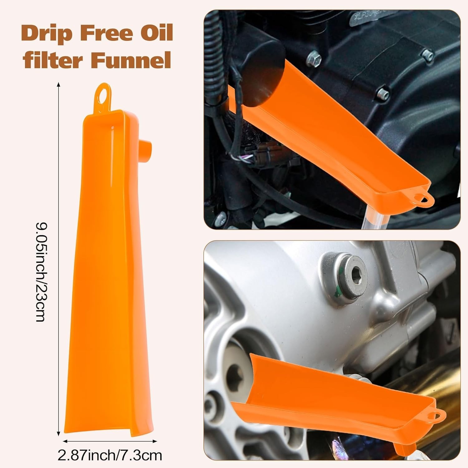 Oil Change Kit Tool for Harley Filter Wrench Funnels Set Drain Plug O-Ring