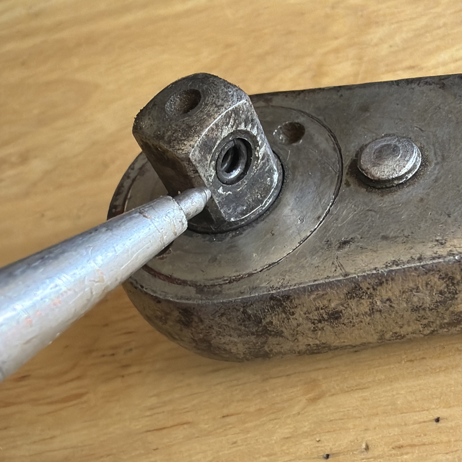 Armstrong Tools 6-7/8″ Long Ratchet 3/8″ Drive F-51 Vtg Chicago USA READ!