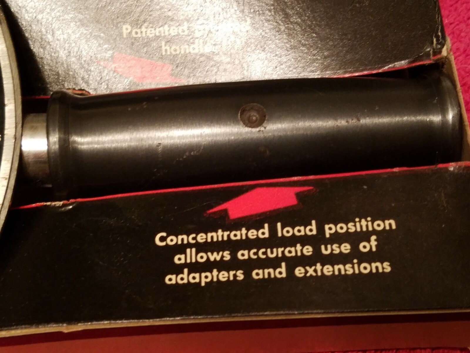 TRACTOR SUPPLY 1/2″ DRIVE BEAM TYPE TORQUE WRENCH A450 WITH BOX VINTAGE USA
