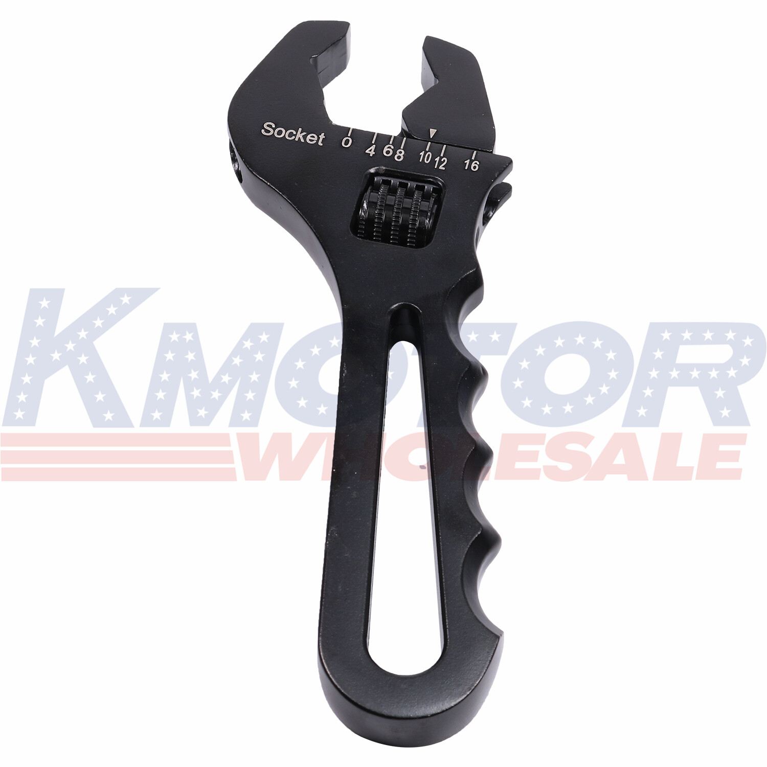 Adjustable Wrench Aluminum Tool Spanner Black 3AN-16AN For Hose End Fitting