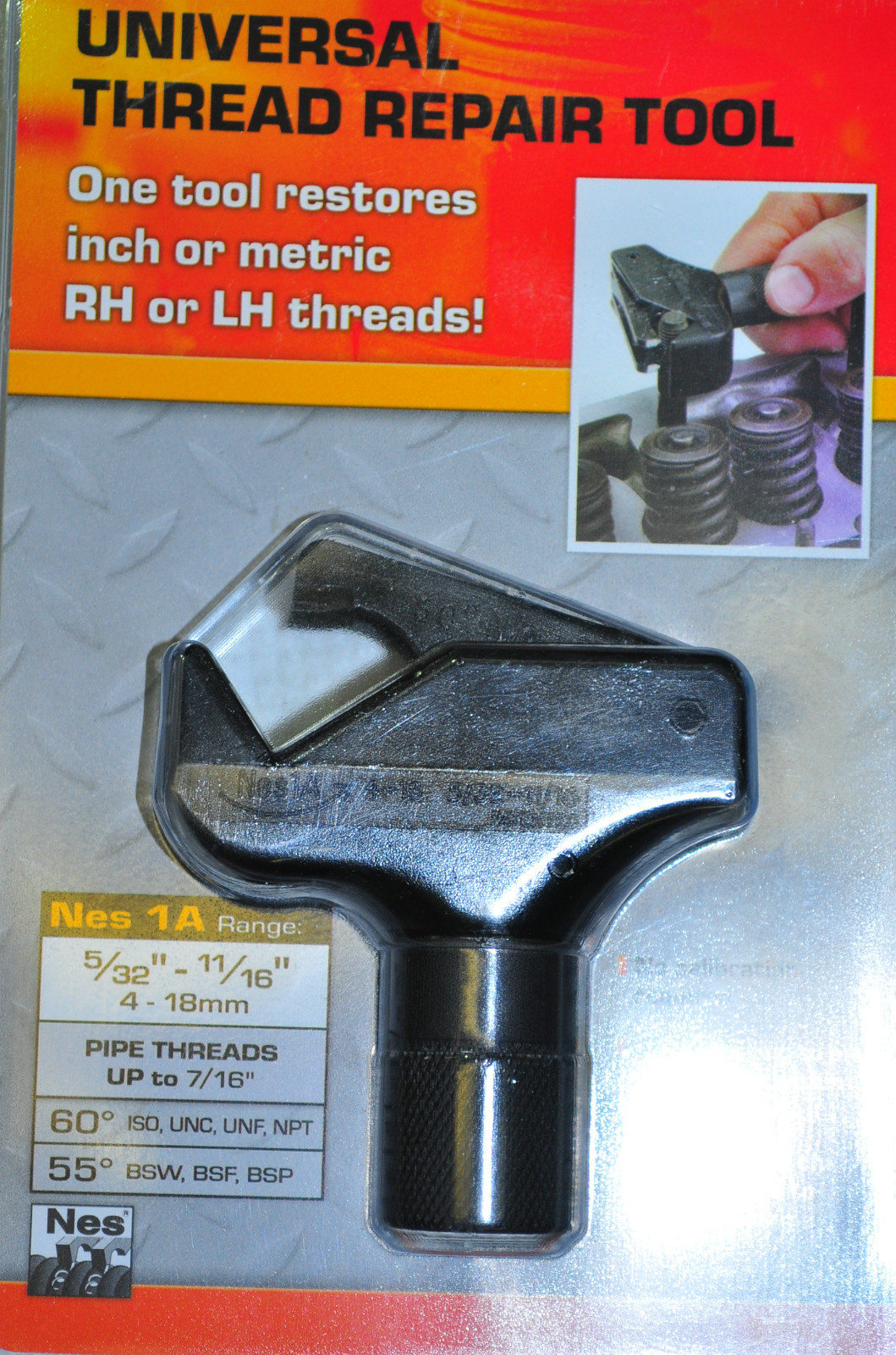 Universal External Thread Repair Tool 5/32″ – 11/16″ SHILO NES-1A Made in Israel