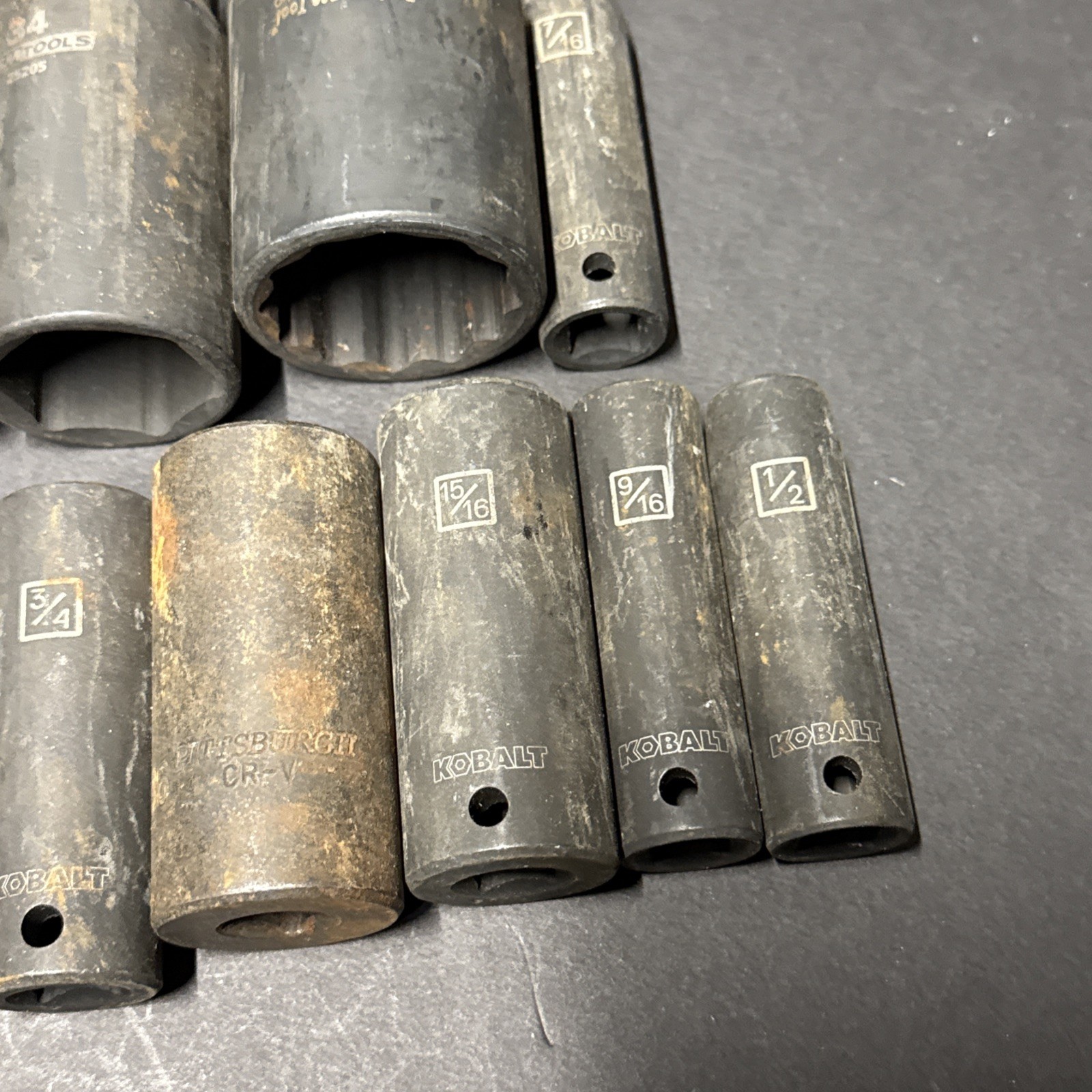 Impact Socket Driver Lot – Kobalt – Oem Tools – Performance Tools – Pittsburg