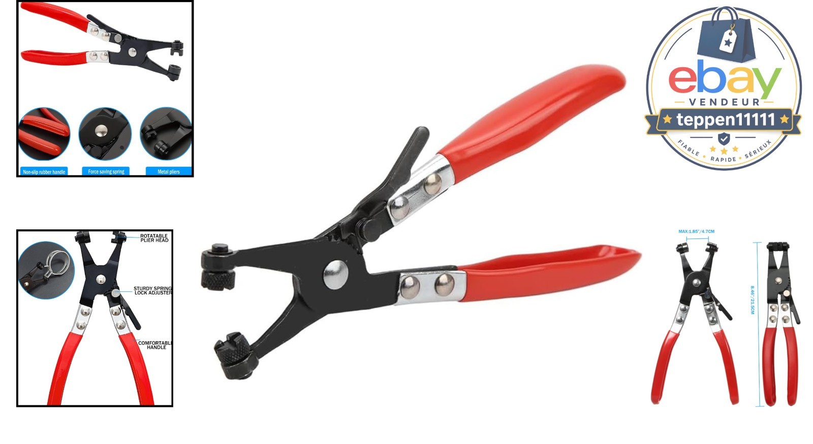 Hose Clamp Pliers Removal Installation Tool Carbon Steel