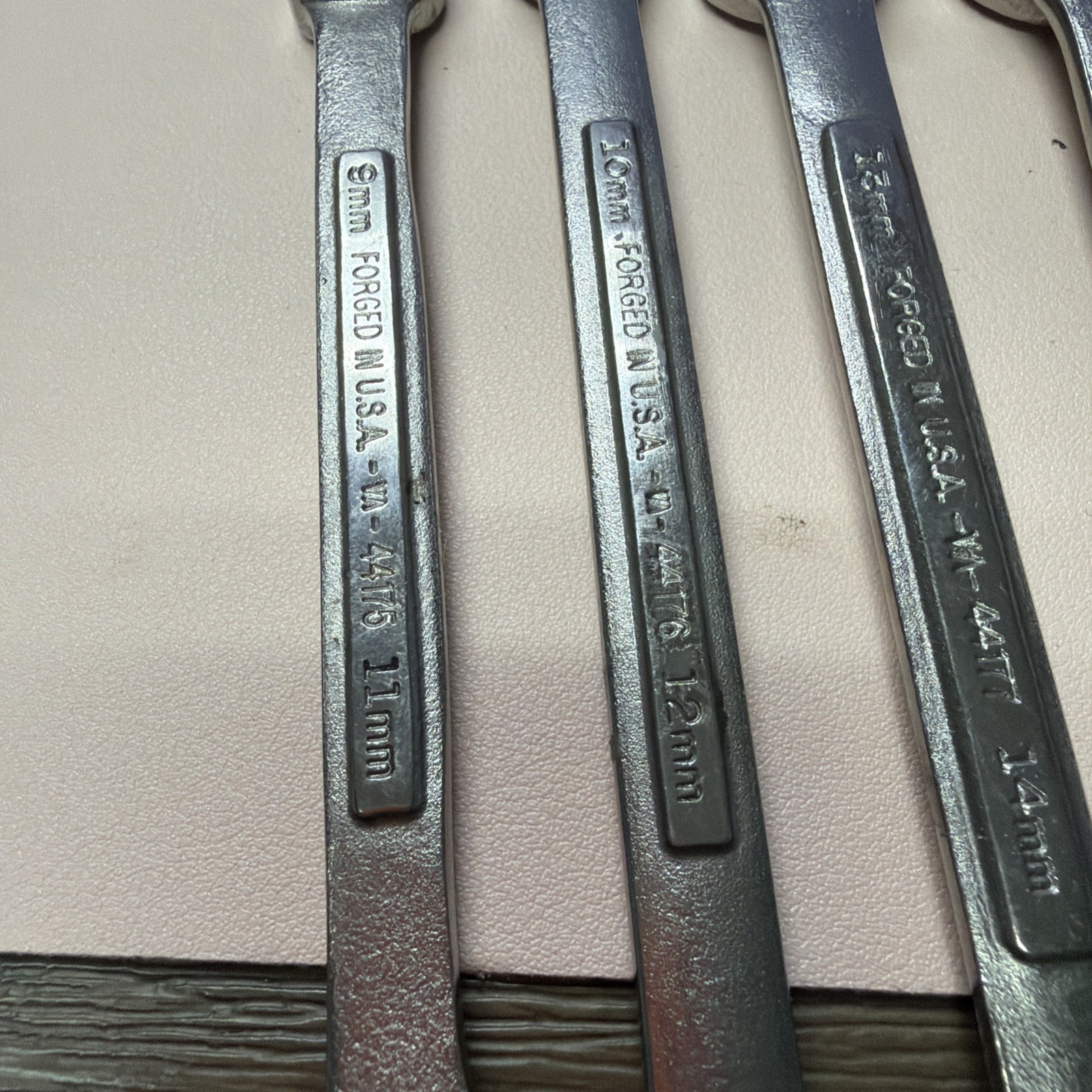 Vintage Craftsman USA 5Pc METRIC Flare Nut Line Wrench Set VA- 9mm-21mm