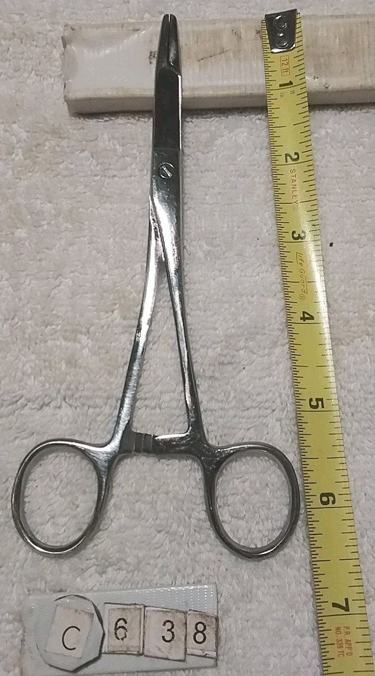 ALL-PURPOSE STAINLESS STEEL 6-1/2″ LONG HEMOSTATS FORSEP