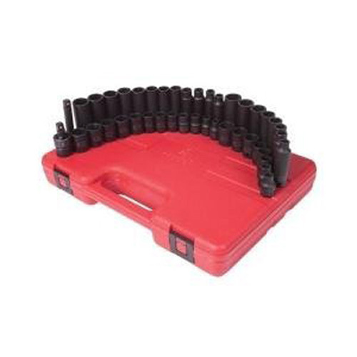 Sunex 3342 42pc 3/8″ Std and Deep Length Master Impact Socket Set