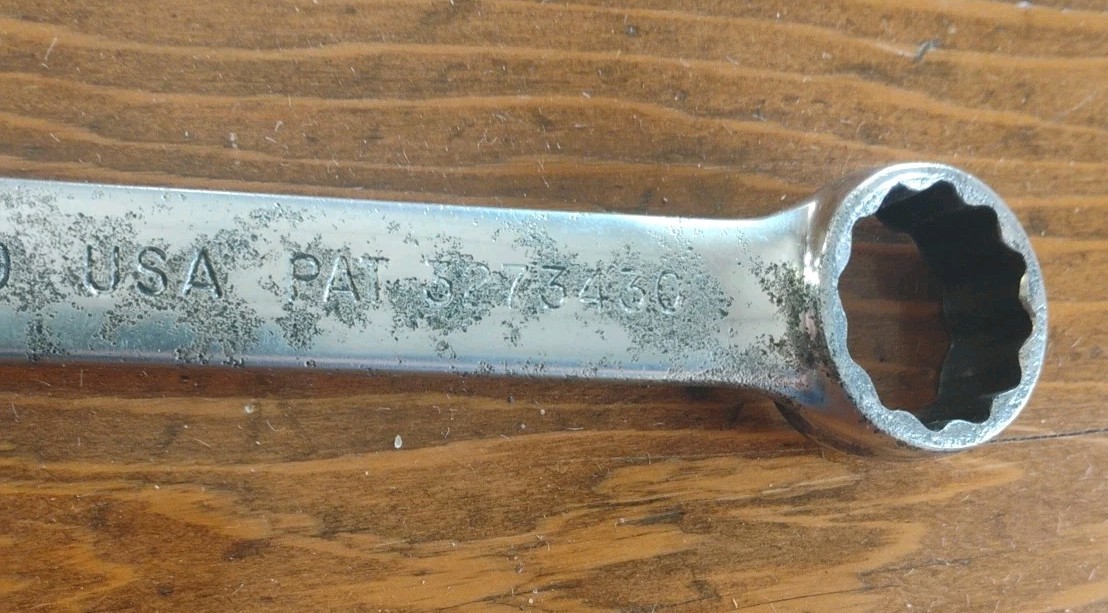 Snap-On Tools OEX300 5/16″ 12 Point SAE Short Combination Wrench Chrome USA