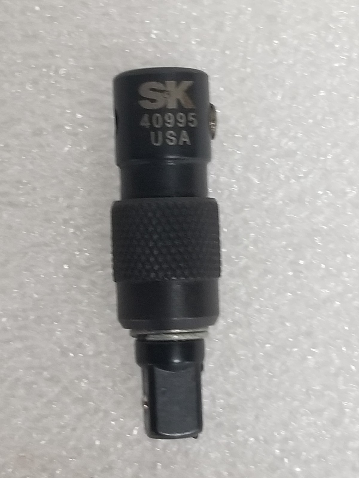 S-K 40995 Locking Socket Adapter 1/4″-Drive Size-1/4″ Laser-Etched Made in USA
