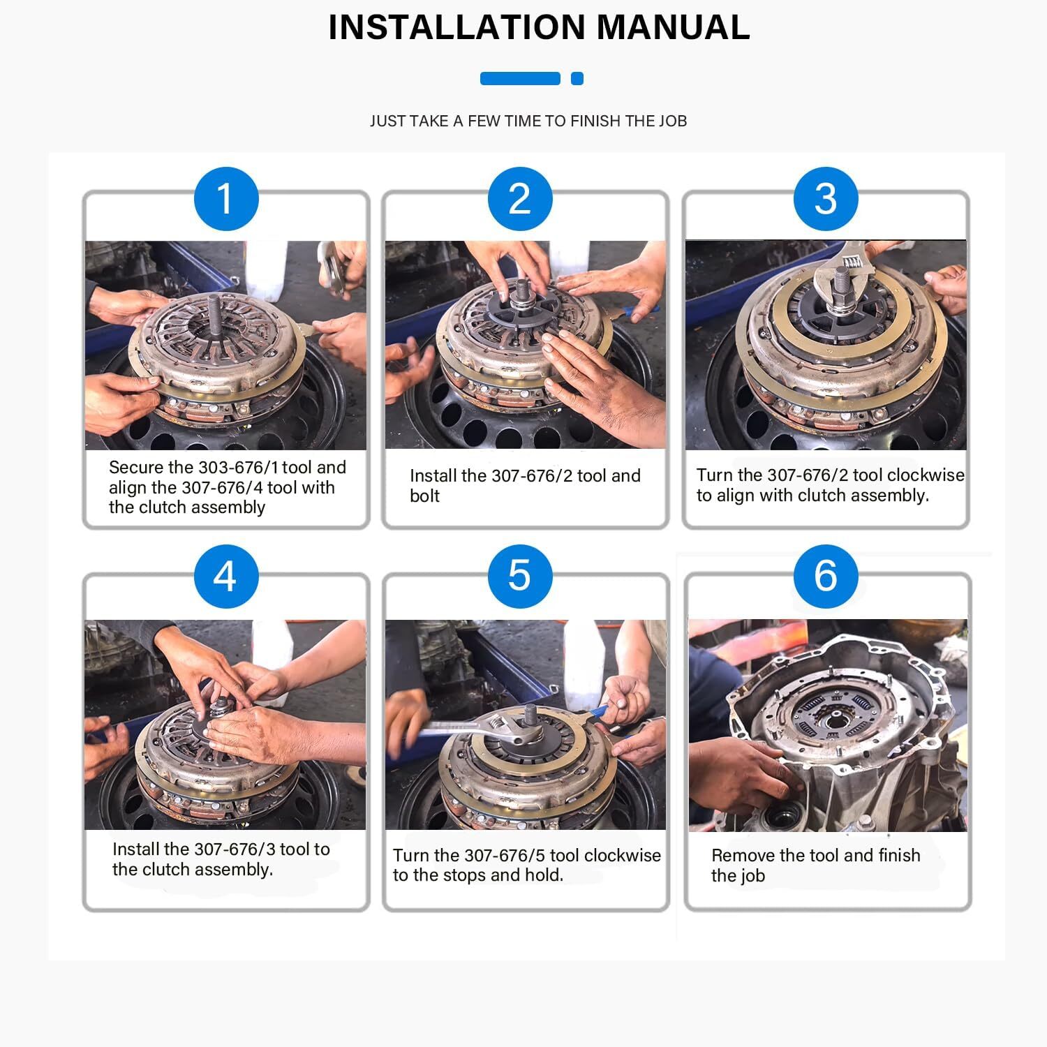DPS6-DCT Speed Dry Dual Clutch Transmission Reinstall Reset Tool For Ford Car