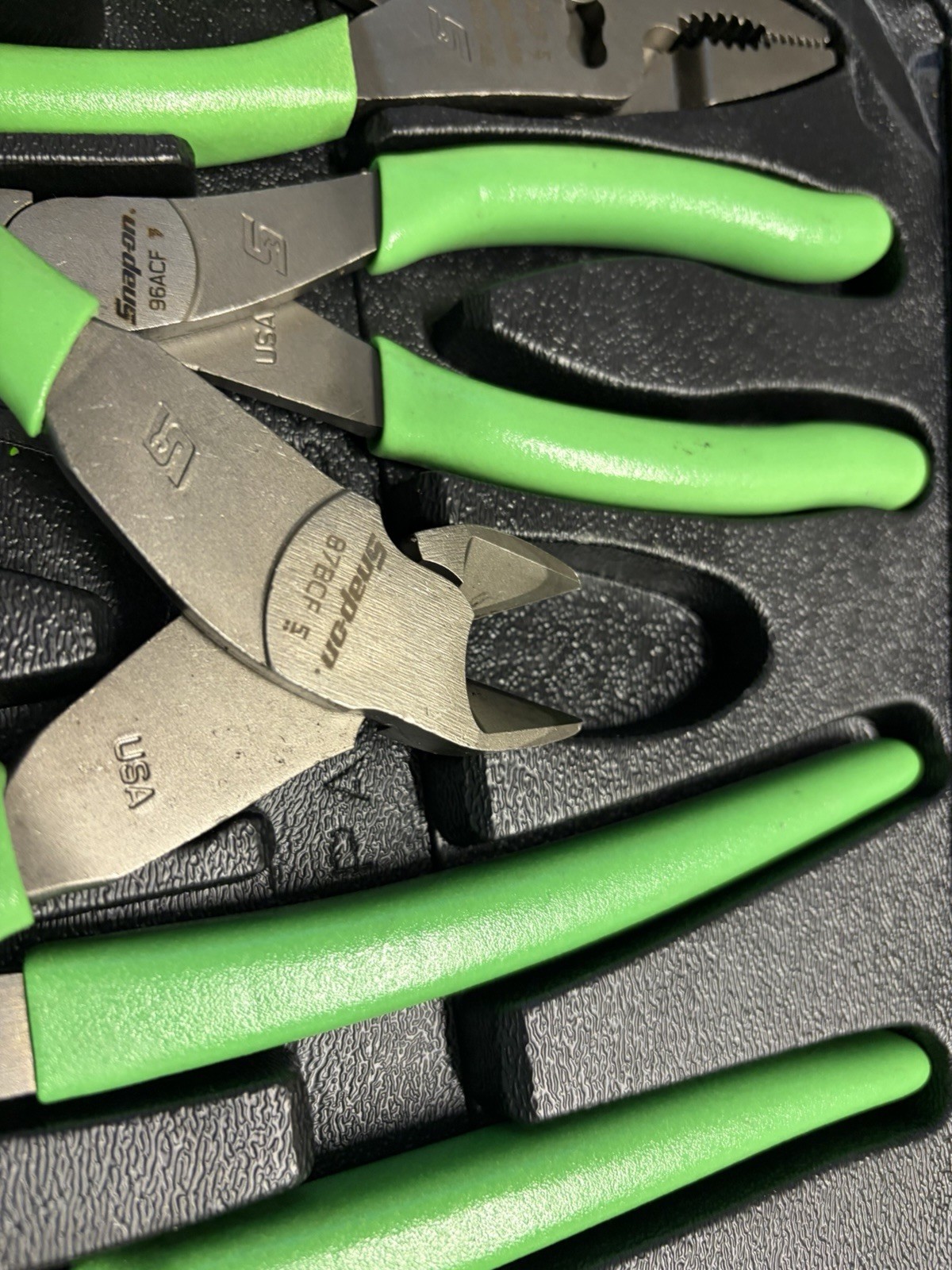 Snap On 4 pc Pliers/Cutters Set PL400BG