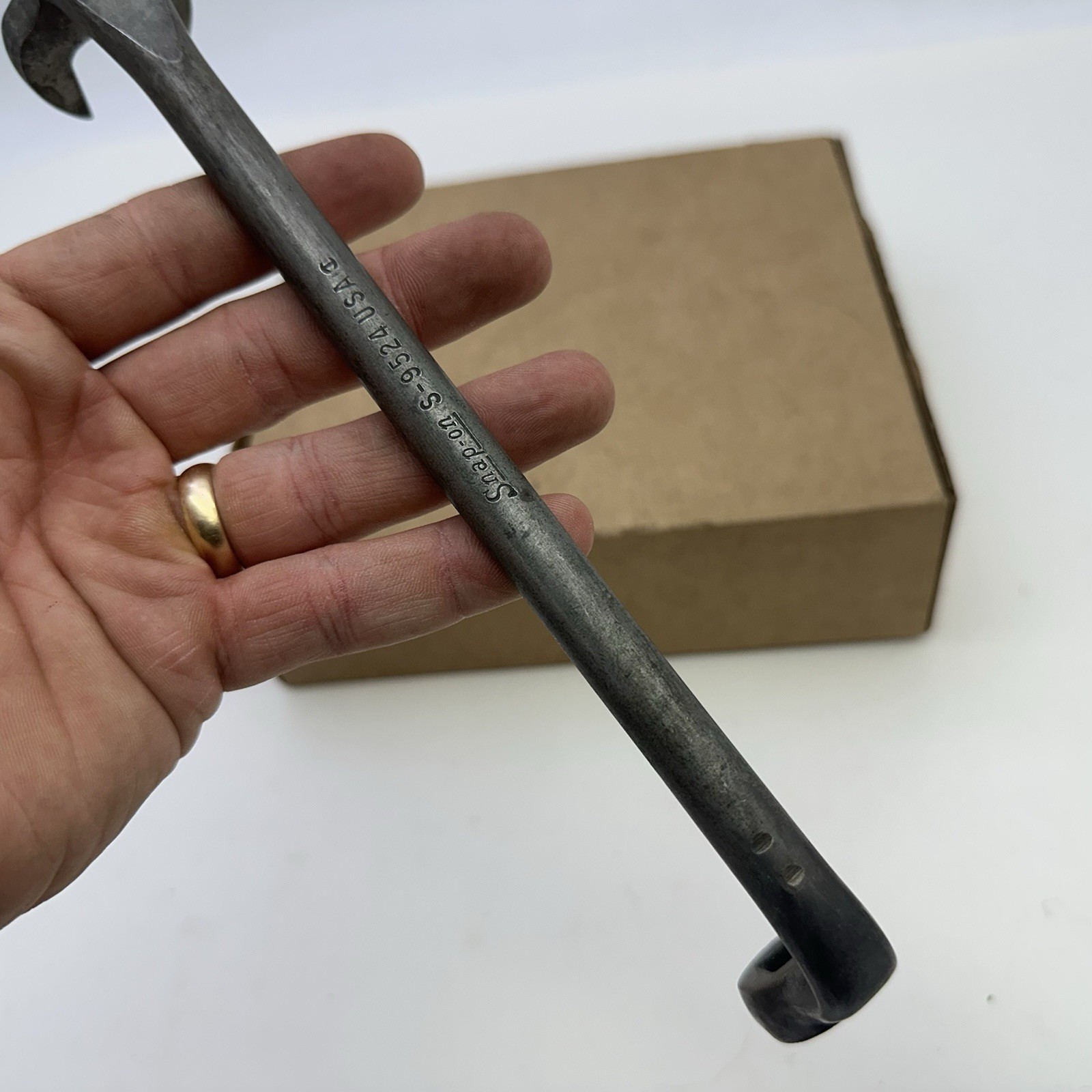 Vintage Snap-on Tools USA S-9524 Chevrolet Chevy Starter 3/4” Open End Wrench