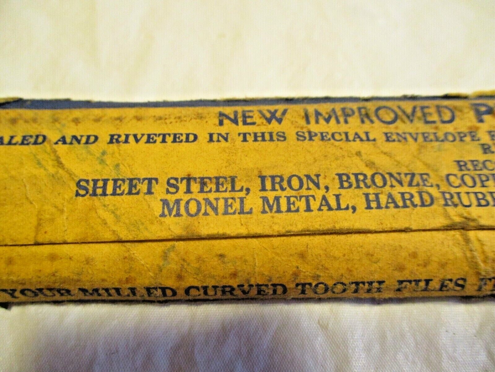 VTG PROTO curved tooth file No. 1501 BABBIT 14″ 7 tooth file auto/metal body GC
