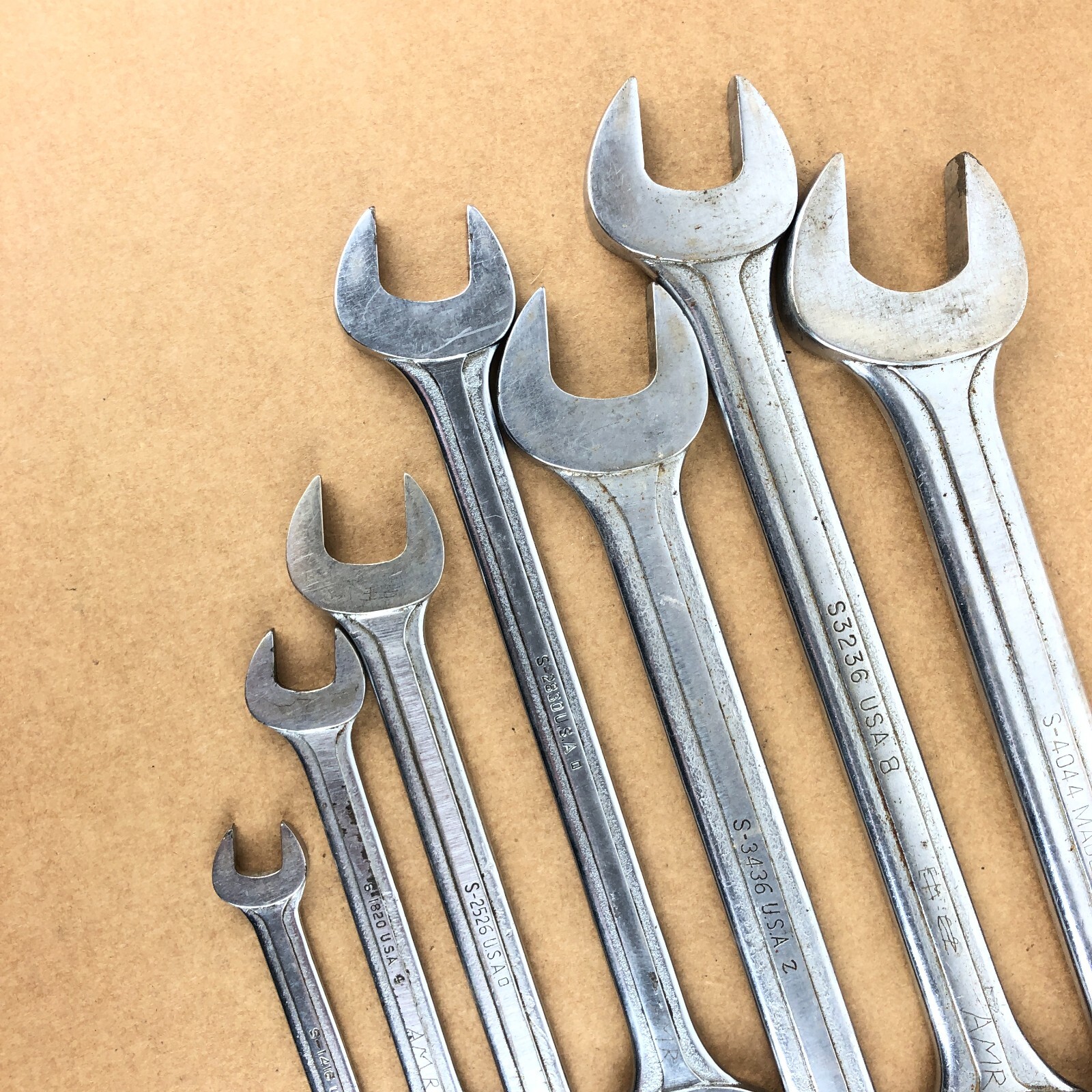 Blue-Point USA Double Open End Wrench Set 1/2″ to 1-3/8″ S Series Supreme Marks