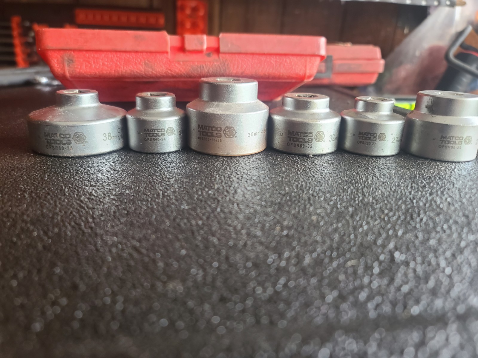 MATCO TOOLS OFSR60 6 PIECE OIL FILTER SOCKET SET