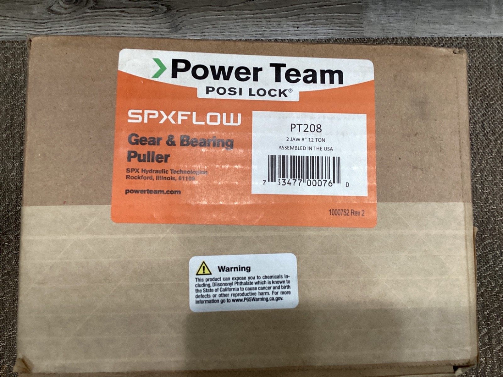 POWER TEAM POSI LOCK GEAR & BEARING PULLER, PT208