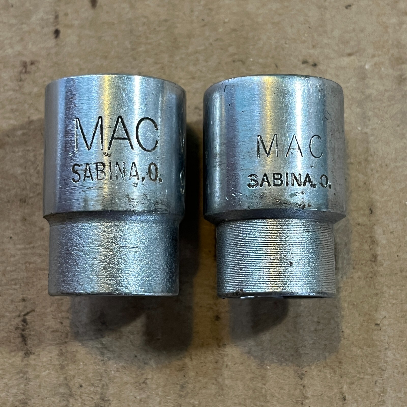 Mac Tools V166 & V186 1/2 & 9/16″ SAE Sockets 1/2″ Drive 6 Point USA Chrome