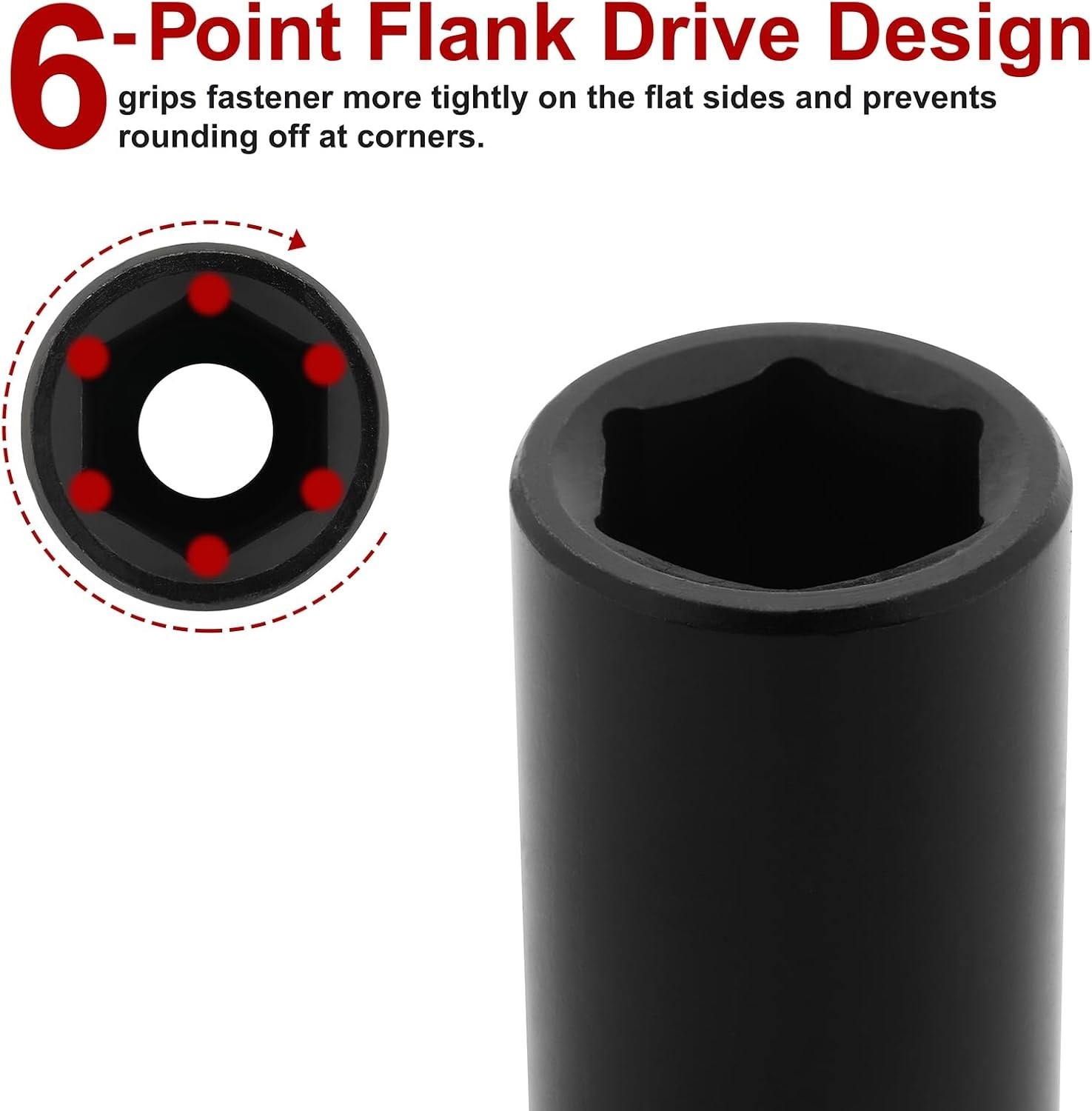 High Visibility 17mm Deep Impact Socket Set – 1/2-Inch Drive for Professionals