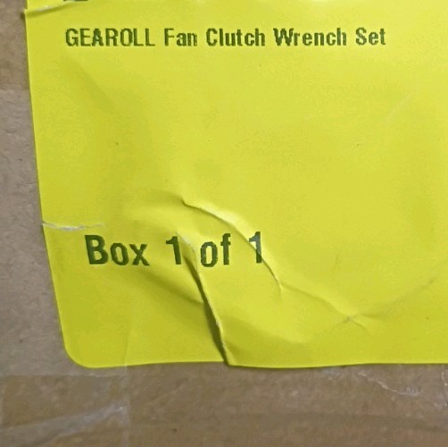 Genroll Fan Clutch Wrench Set 8 Pieces Heavy Duty Carbon Steel Car Engine Tool