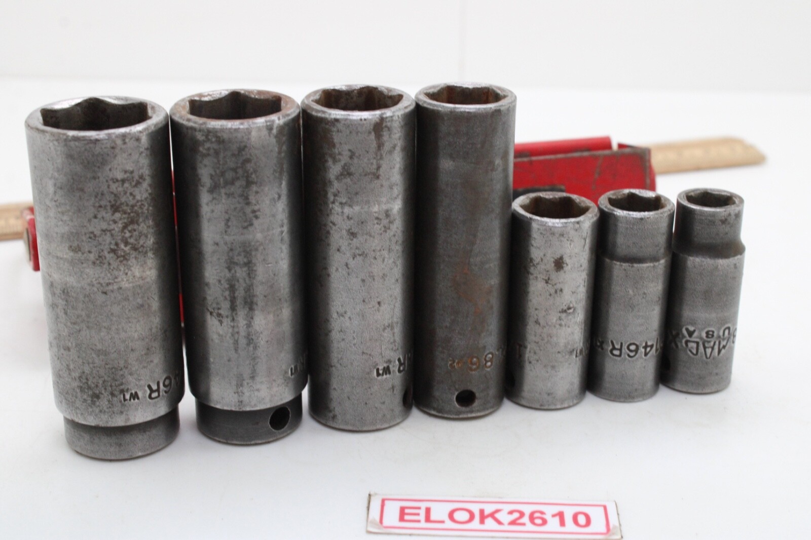 MAC Tools XP6 Series 3/8″-3/4″ 3/8″ Drive 7-Piece 6-Point Impact Socket Set USA