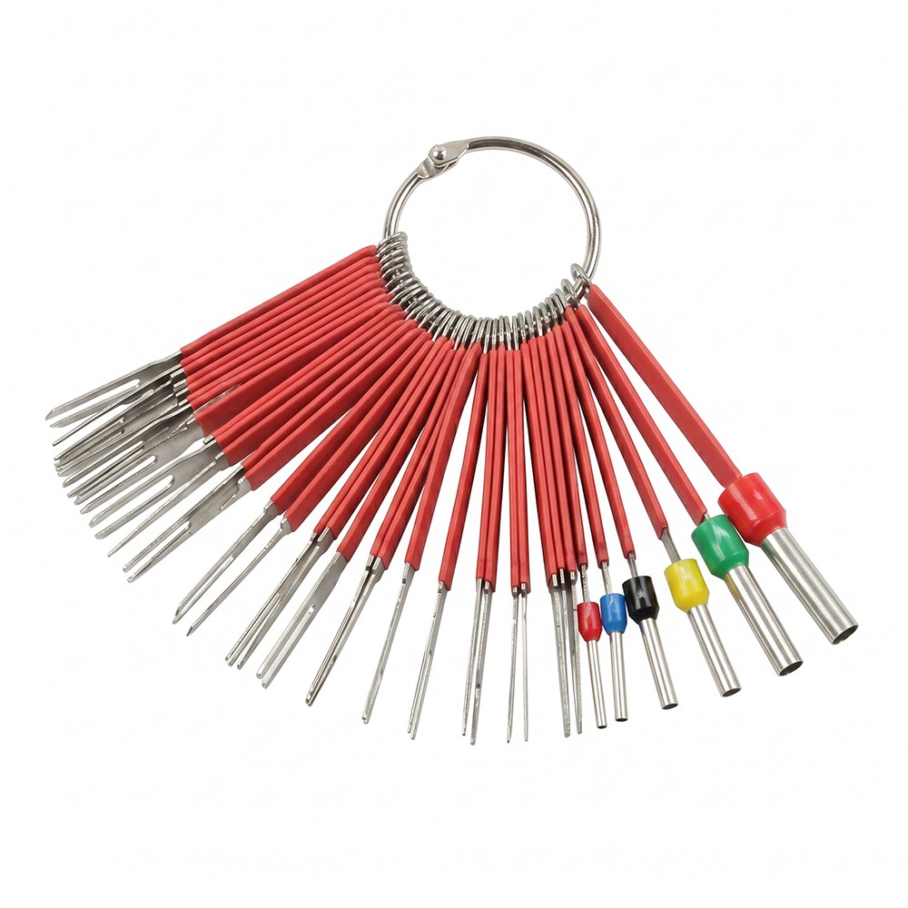 39PCS/Set Auto Terminal Pin Removal Tool Kit Wiring Harness Connector Depinning