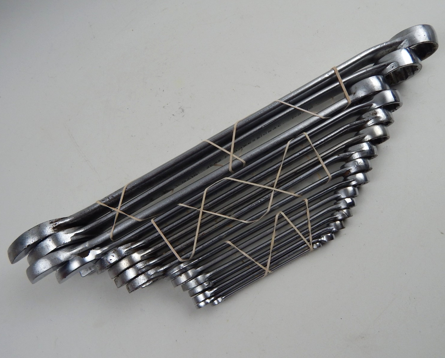 Proto & Challenger 1/4″ to 1-7/16″ 12 Point SAE Combination Wrench Set 15pc USA