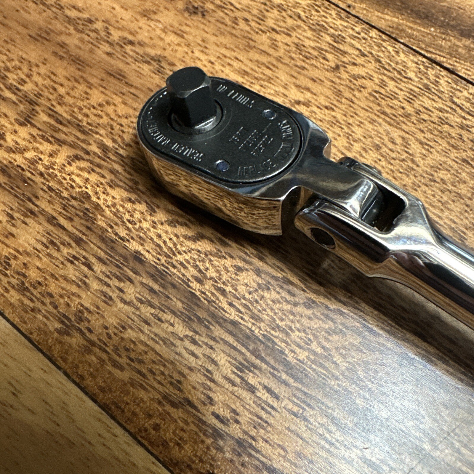 NEW Snap On 1/4″ THLLF72 X-Long DARK TITANIUM Soft Grip Flex Head Ratchet