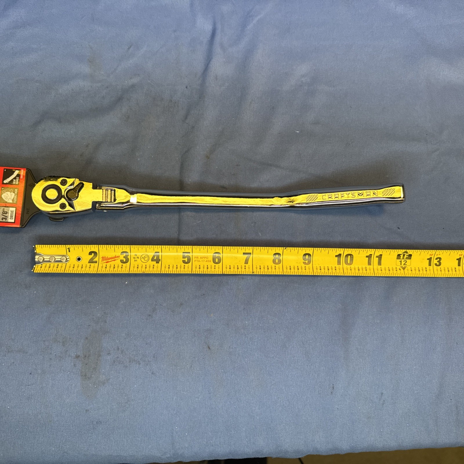 New CRAFTSMAN 12 inch 72-Tooth 3/8″ Drive Bent Flex Head Ratchet CMMT99439