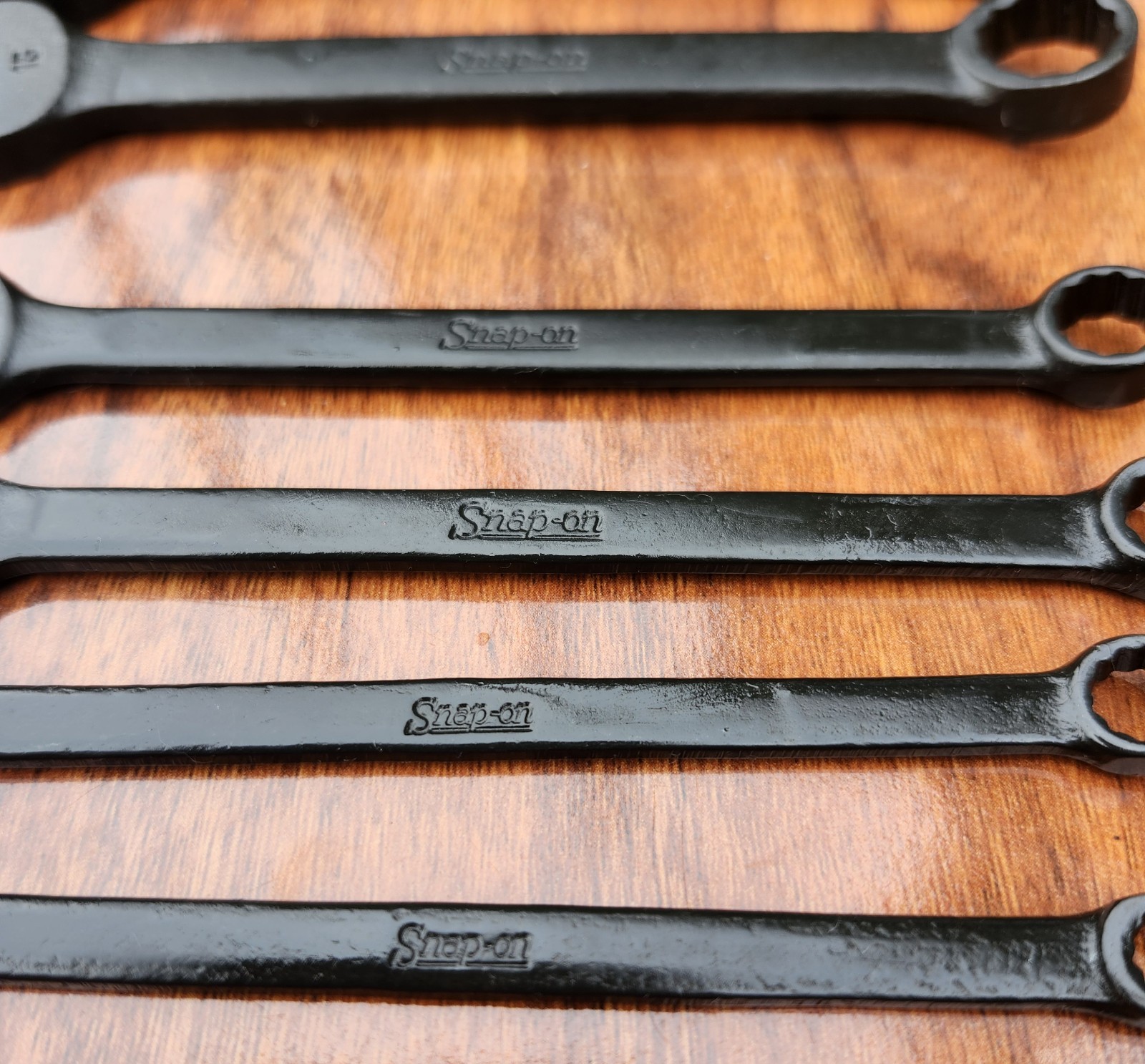 SNAP-ON GOEXM Black Metric Short Comb. Wrench Set 6-19mm USA MISSING 10 11 12