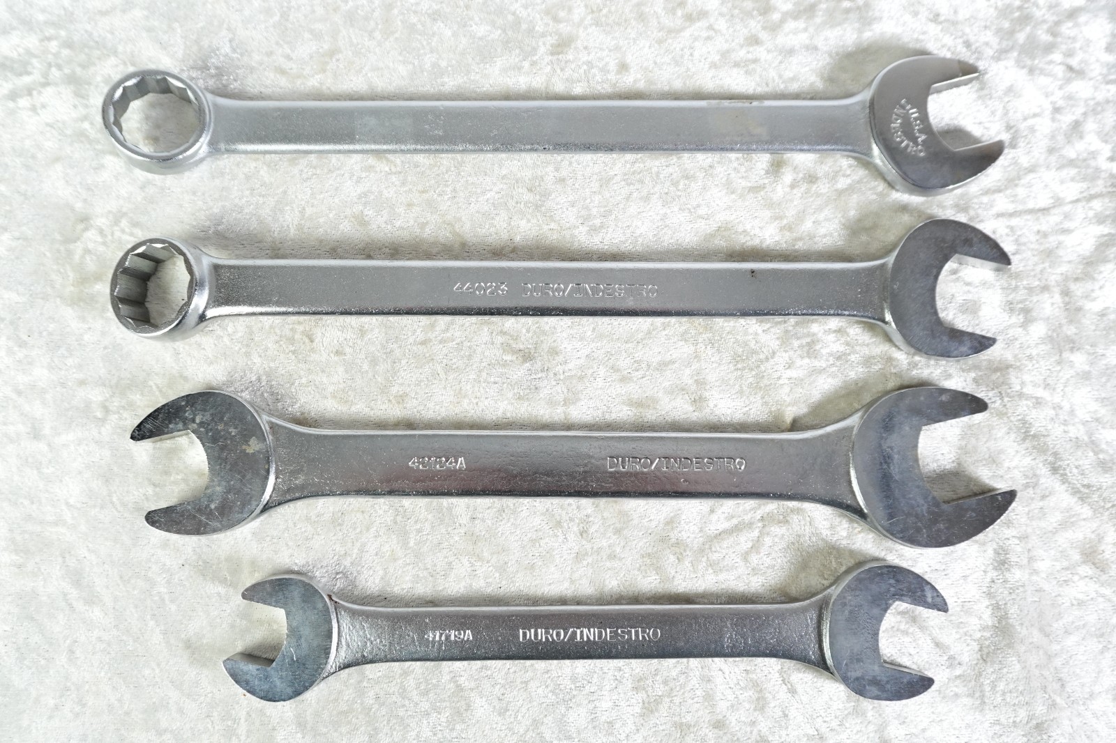 Lot Of 4 Duro Indestro Metric Wrenches 17/19 mm, 21/24 mm, 22 mm, 23 mm