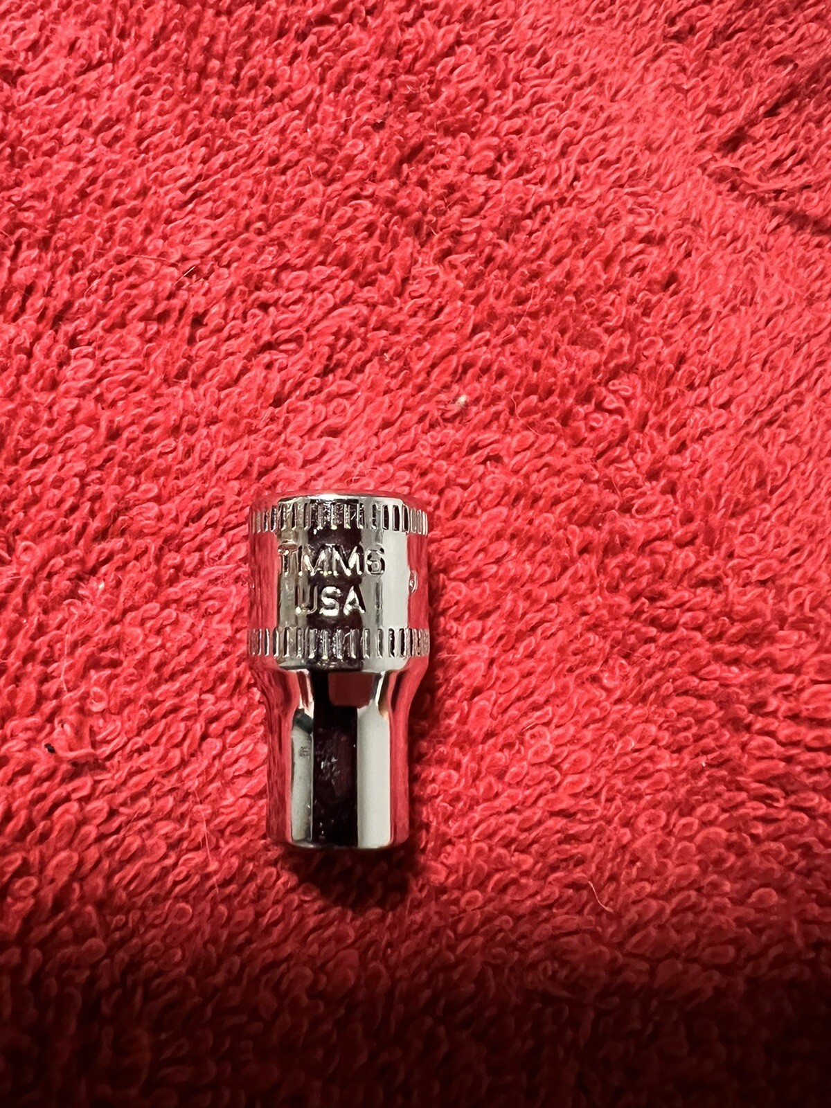 Snap-On TMM6 6mm 1/4” Drive Chrome Shallow Metric Socket Nice !!!
