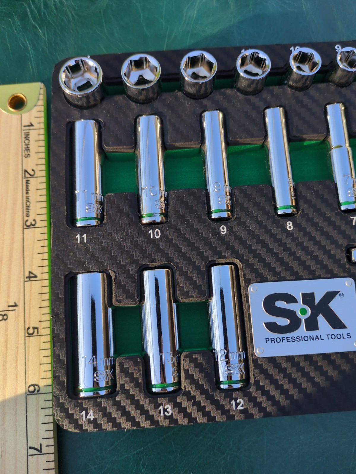 SK Professional Tools 30 Piece 1/4″ Drive METRIC Socket Set New LifetimeWarranty